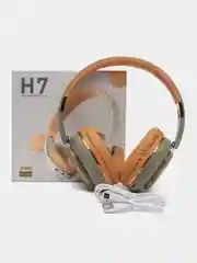 Зелёный хаки беспроводные полноразмерные наушники H7 Max, с Bluetooth, AUX и MicroSD, с микрофоном