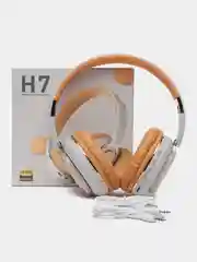 Серый беспроводные полноразмерные наушники H7 Max, с Bluetooth, AUX и MicroSD, с микрофоном