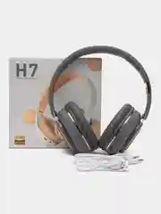 Тёмно-серый беспроводные полноразмерные наушники H7 Max, с Bluetooth, AUX и MicroSD, с микрофоном
