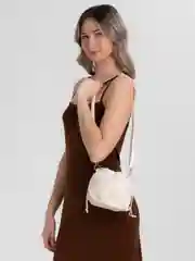 Белый женская маленькая соломенная сумка