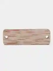 Бирка деревянная "Hand made" ("Ручная работа"), прямоугольная, с 2-мя отверстиями, 3х1 см
