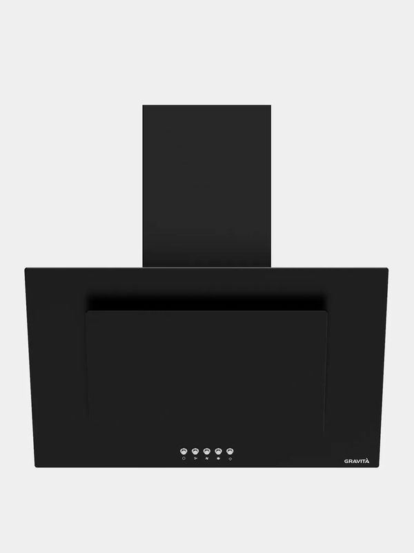 Вытяжка наклонная GRAVITA 632bg, 60 см, черное стекло