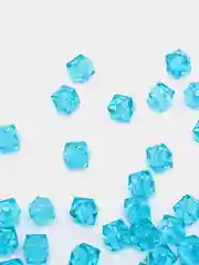 Лазурный бусины граненые квадратные акриловые, 10 мм, 30-1000шт для плетения сумок