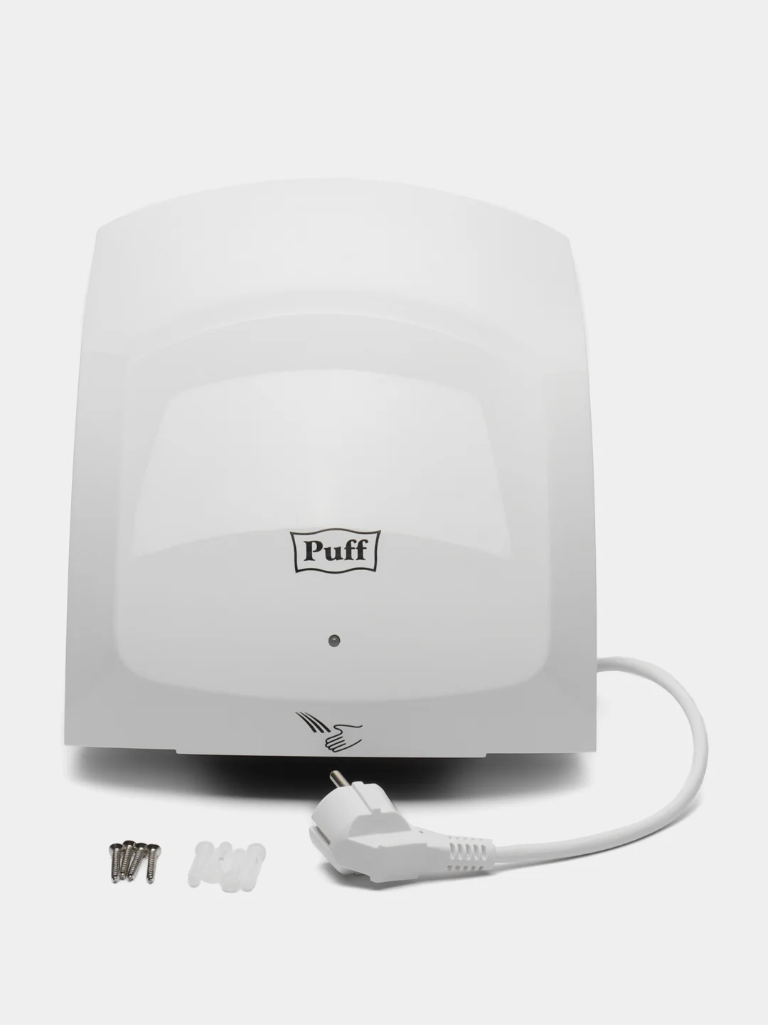 Белый 1401.396 Электросушитель для рук "Puff-8817", белый, 1,8 кВт