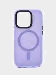 Сиреневый чехол MagSafe (Магсейф) для iPhone 11, 12, 13, 14, 15, Pro, Plus, Max, силиконовый