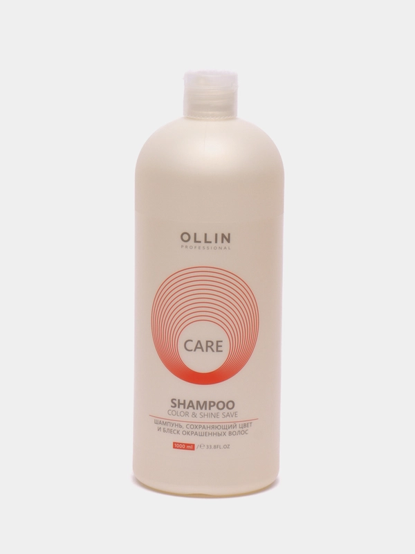 Шампунь, сохраняющий цвет и блеск окрашенных волос OLLIN Professional Care, 1 литр