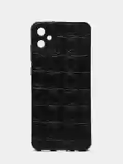 Черный чехол для Samsung Galaxy A05 / Самсунг А05, силиконовый, под кожу