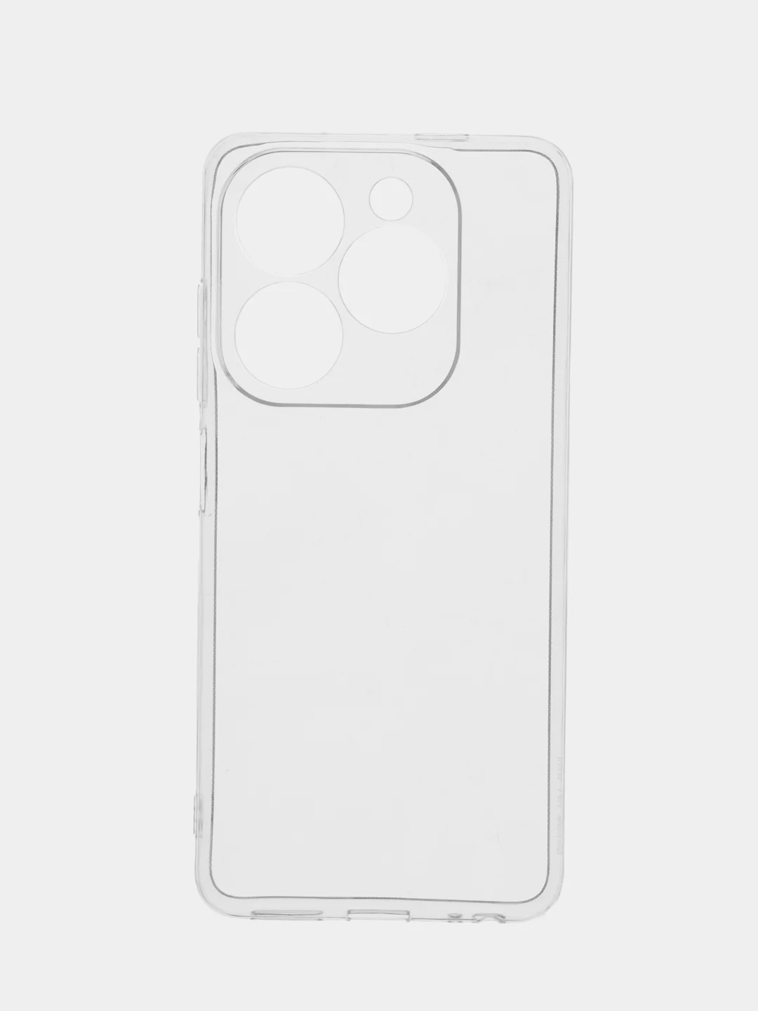 Прозрачный чехол Tecno Spark GO 2024 / Spark 20 / 20C / Спарк Го 2024 силиконовый, цветной, матовый