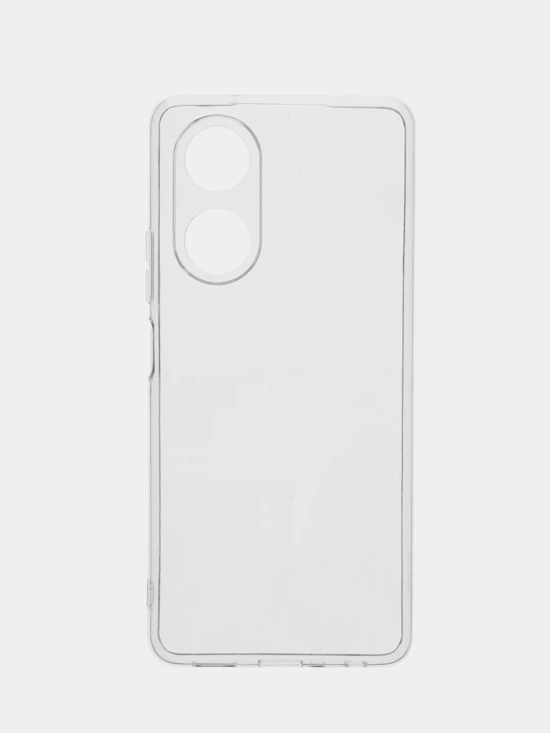 Прозрачный чехол Oppo A58 / Оппо А58, силиконовый, цветной, матовый
