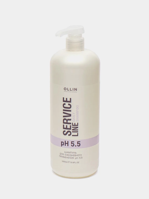 Шампунь для ежедневного применения Daily Shampoo pH 5.5 OLLIN SERVICE LINE, 1 литр