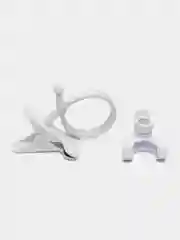 Белый гибкий держатель для телефона с креплением для стола
