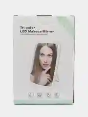 Белый зеркало настольное с LED подсветкой для макияжа