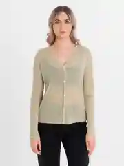 Песочный хаки кардиган женский