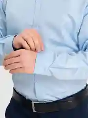 Голубой рубашка мужская классическая