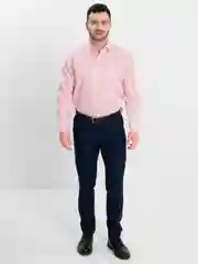 Розовый рубашка мужская классическая