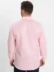 Розовый рубашка мужская классическая
