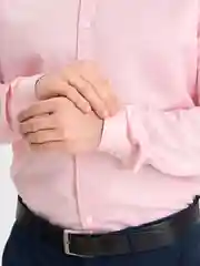 Розовый рубашка мужская классическая