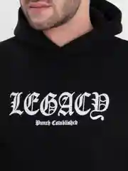 Черный спортивный костюм мужской, на флисе