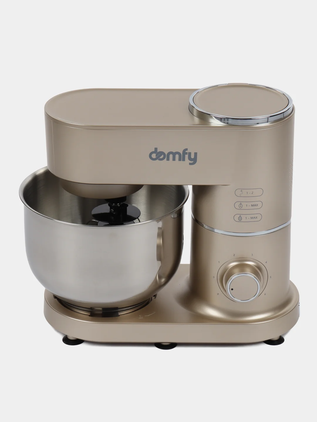 Миксер планетарный Domfy DSC-KM301, золотистый