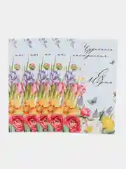 Конфетный открытка с 8 марта, миниоткрытка