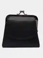 Черный женский кошелек из Эко кожи