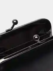 Черный женский кошелек из Эко кожи