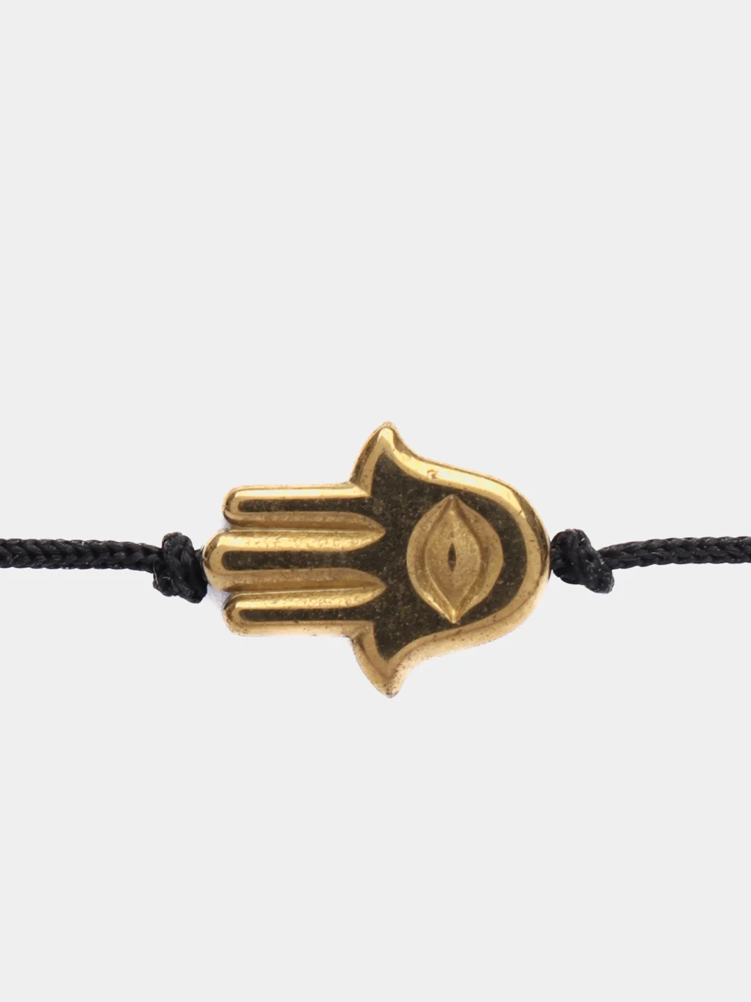 Браслет женский с натуральным камнем с камнем гематит Хамса амулет "Simple bracelete"