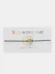 Браслет женский с натуральным камнем с камнем гематит Хамса амулет "Simple bracelete"