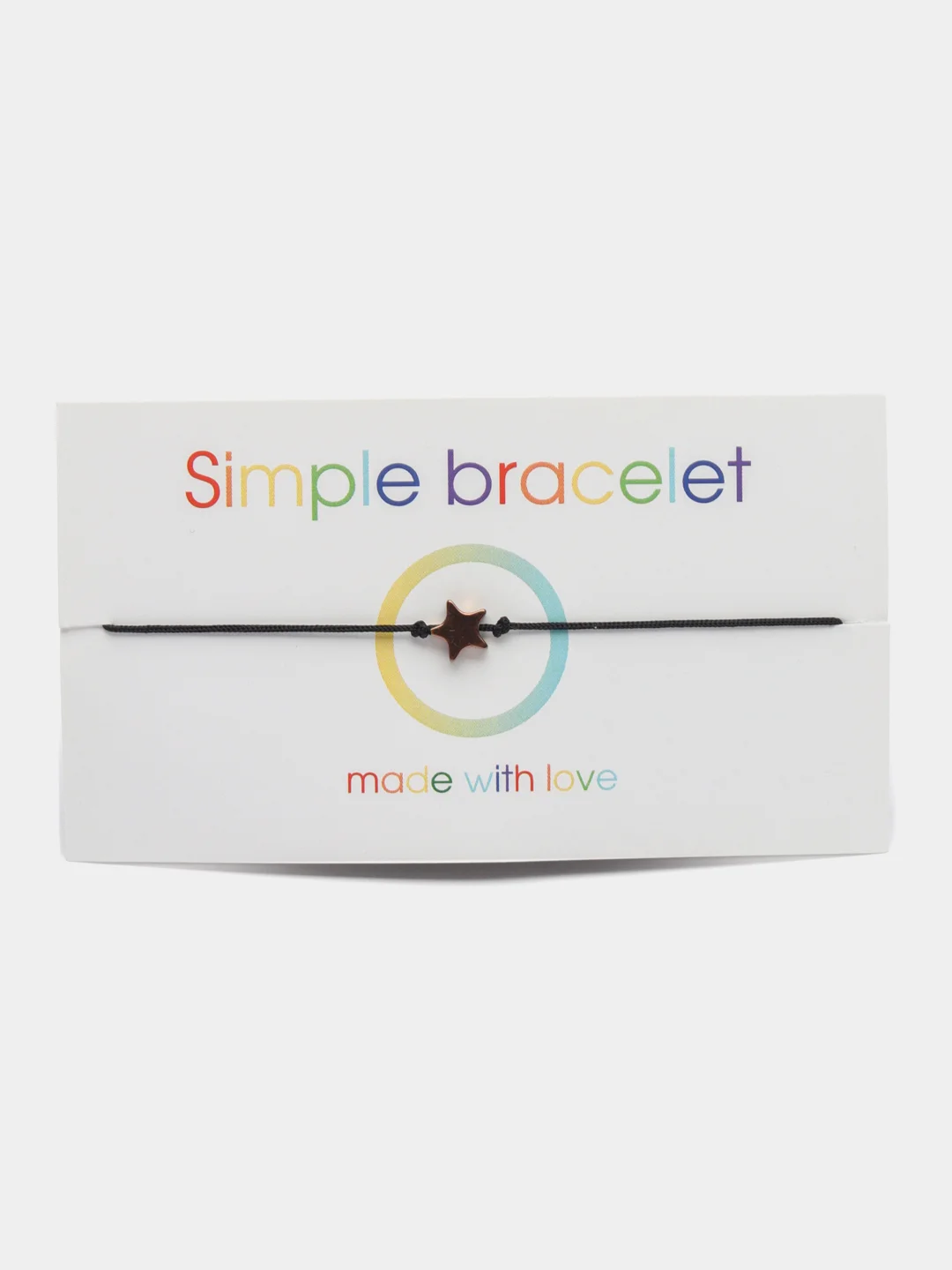 Браслет женский с натуральным камнем с камнем гематит "Звезда" "Simple bracelete"