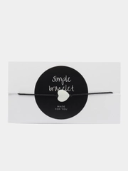 Браслет с натуральным камнем перламутр "Сердечко" "Звезда" "Simple bracelete"