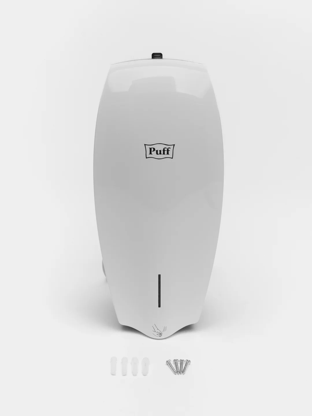 Белый 1401.397 Электросушитель для рук "Puff-8940", с UV, белый, 1,2 кВт