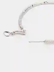 Серебряный серьги женские кольца