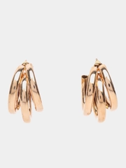 Серьги женские, конго тройные