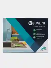 Хром 0402.606 Смеситель для душа одноручный "Juguni" с металлическим шлангом  и лейкой