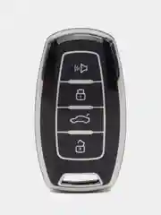 Черный чехол для смарт-ключа Haval F7, F7x, H1, H6, H8, H9, Jolion, Dargo. Чехол для смарт-ключей