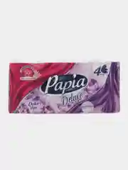 Туалетная бумага четырехслойная Papia Deluxe Dolce Vita / Дольче Вита, 4 слоя, 8 рулонов