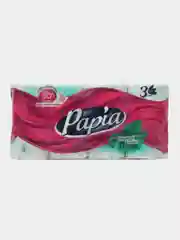 Туалетная бумага, трехслойная, Papia Tropical exotics, 3 слоя, 8 рулонов