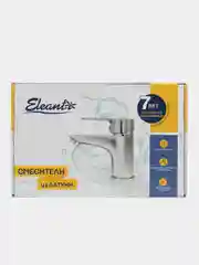 Хром 0402.928 Смеситель для мойки одноручный "Eleanti" с гибкой подводкой, картридж 35 мм