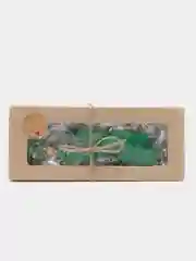 Зеленый мусульманские четки и брелок ручной работы АЛЛА САКЛАСЫН