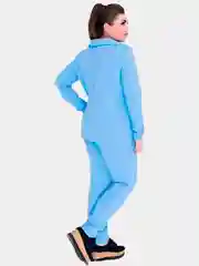Голубой женский спортивный костюм