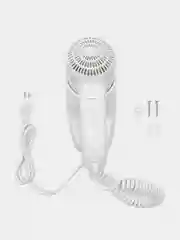 Белый 0405.005 Фен для волос настенный "Puff-1000", белый, 1,0 кВт, 18х10х24,5 см