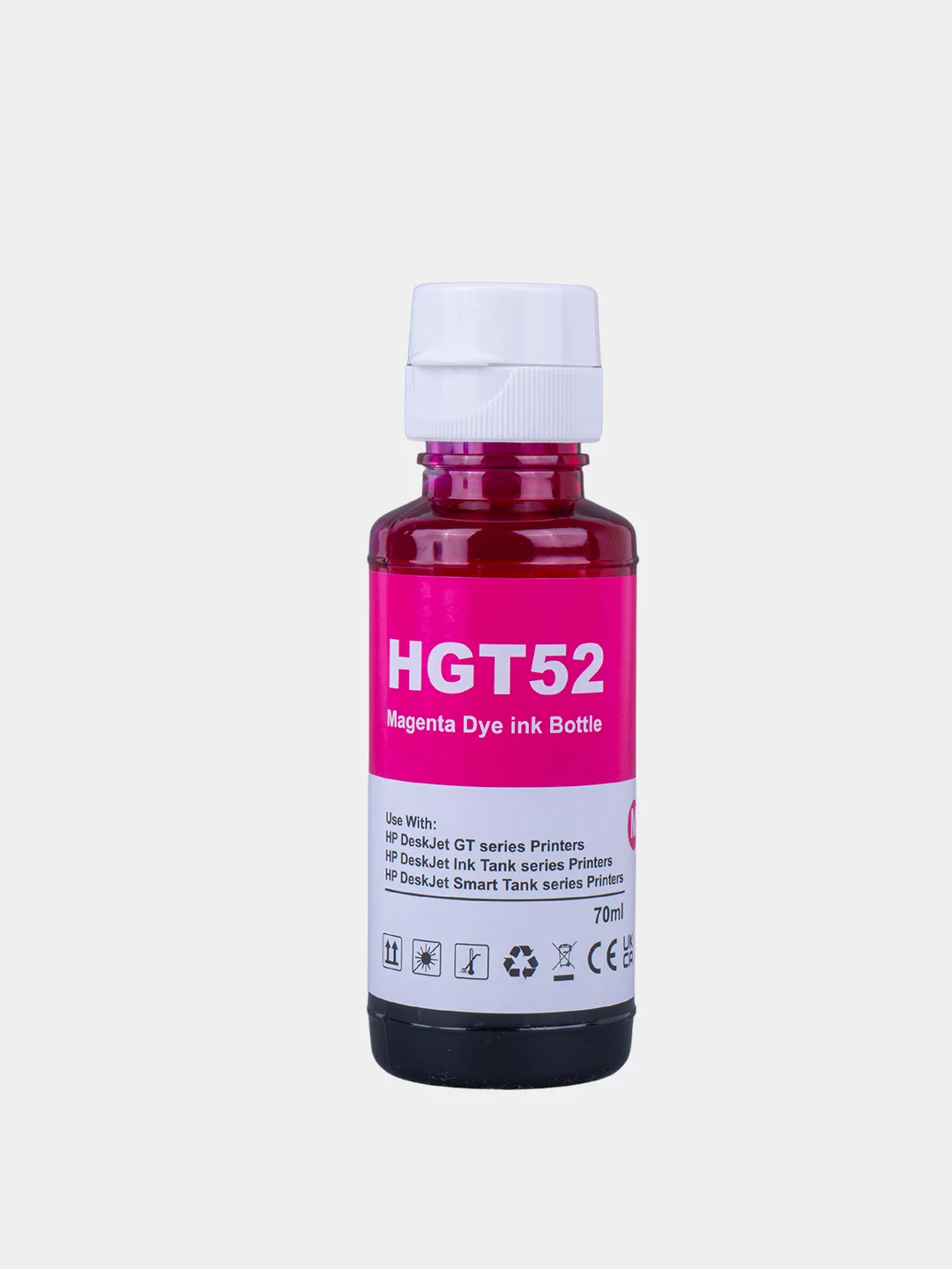 Алый чернила для принтеров HP HGT51/GT52 DeskJet 5810,5820 Ink Tank 115,116,118,310,315,318,319