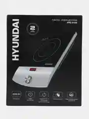 Плита индукционная Hyundai HYC-0102 серебристый/черный стеклокерамика (настольная)