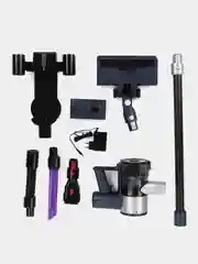 Ручной пылесос (handstick) Hyundai HYV-S7570, 380Вт, темно-синий/серебристый