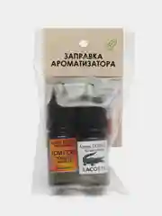 Бежевый меланж комплект двух заправок ароматизатора, парфюмерное масло, дозаправка, 2х10мл для автомобиля