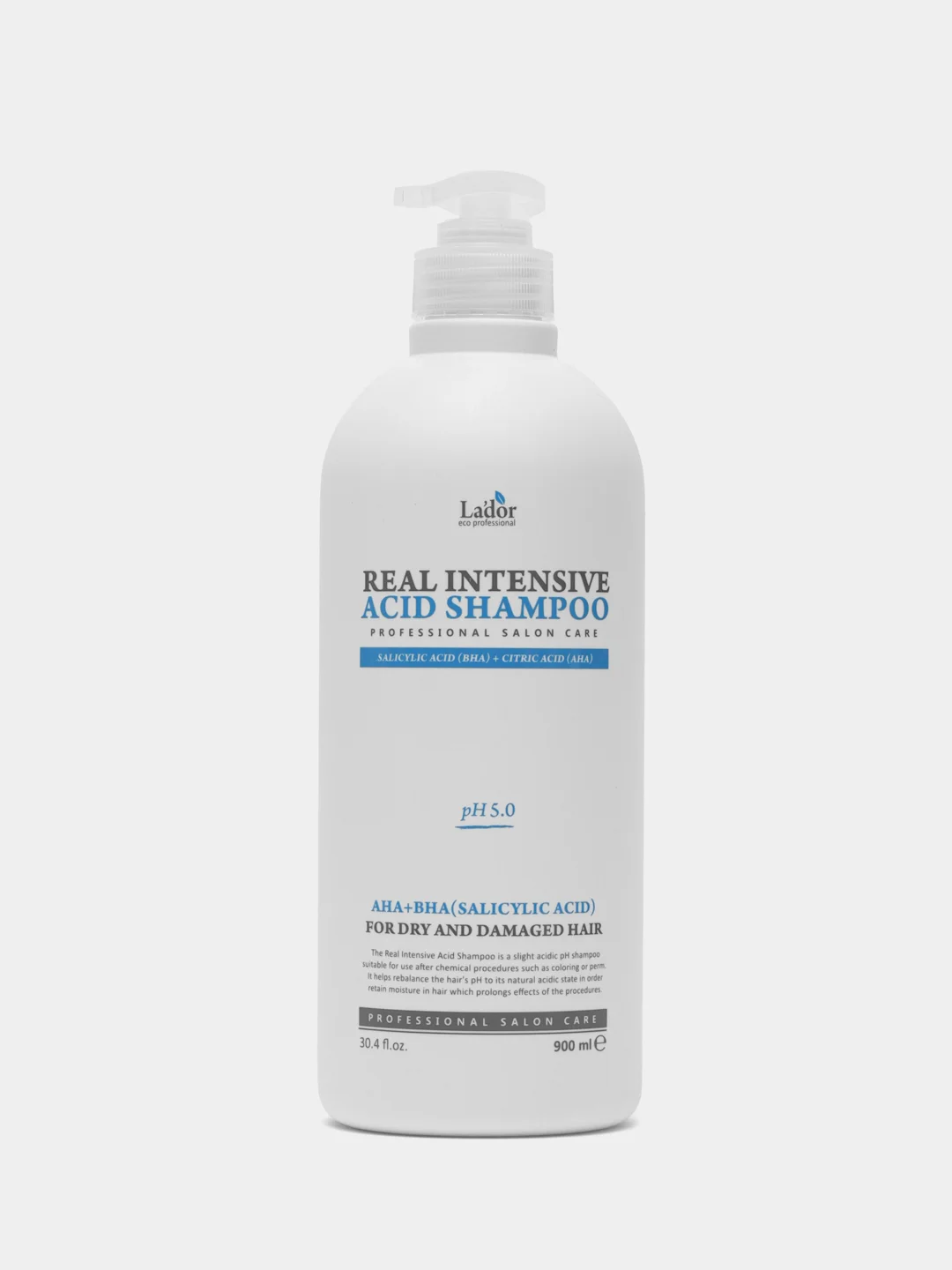 Шампунь для волос слабокислотный LADOR REAL INTENSIVE ACID SHAMPOO 900 ml