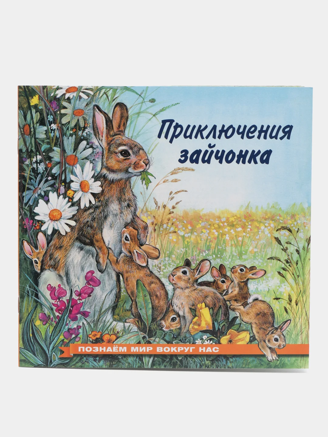 Бежевый книга детская Приключения зверей, 12 видов