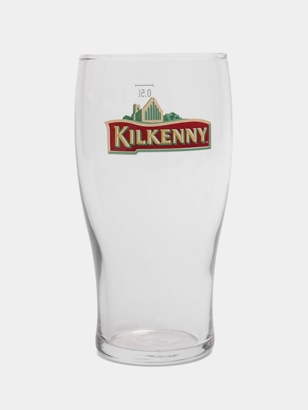 Фирменный стеклянный пивной бокал Килкенни Kilkenny 500мл