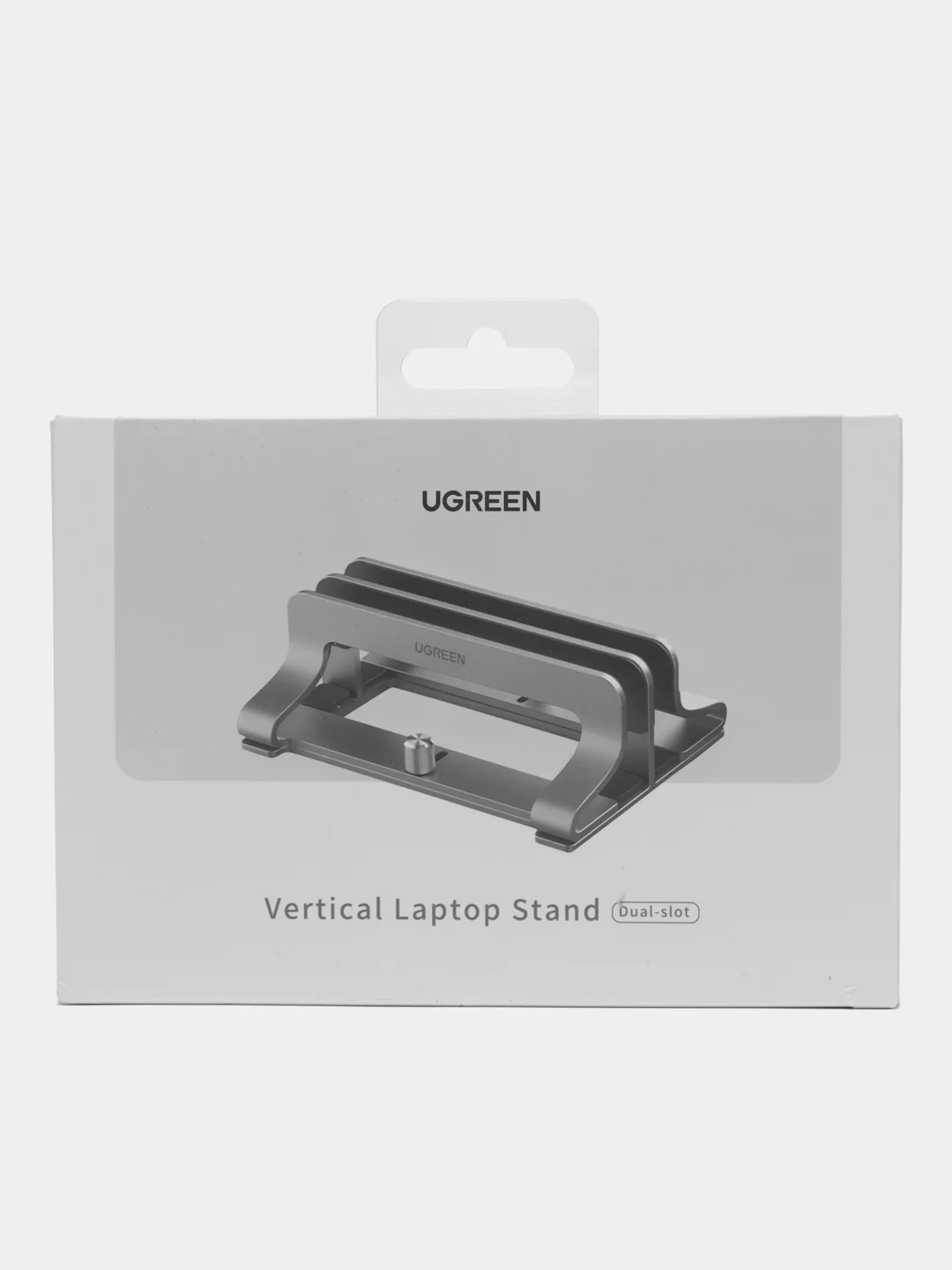 Подставка для ноутбука Ugreen LP258 60643, вертикальная, для двух устройств, металлическая