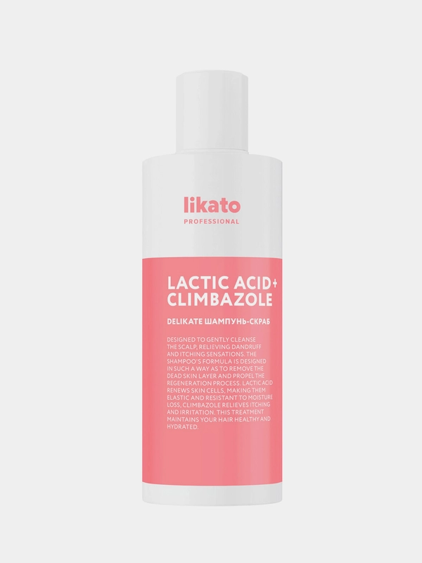 Шампунь-скраб Delikate для мягкого и тщательного очищения - Likato professional250 мл